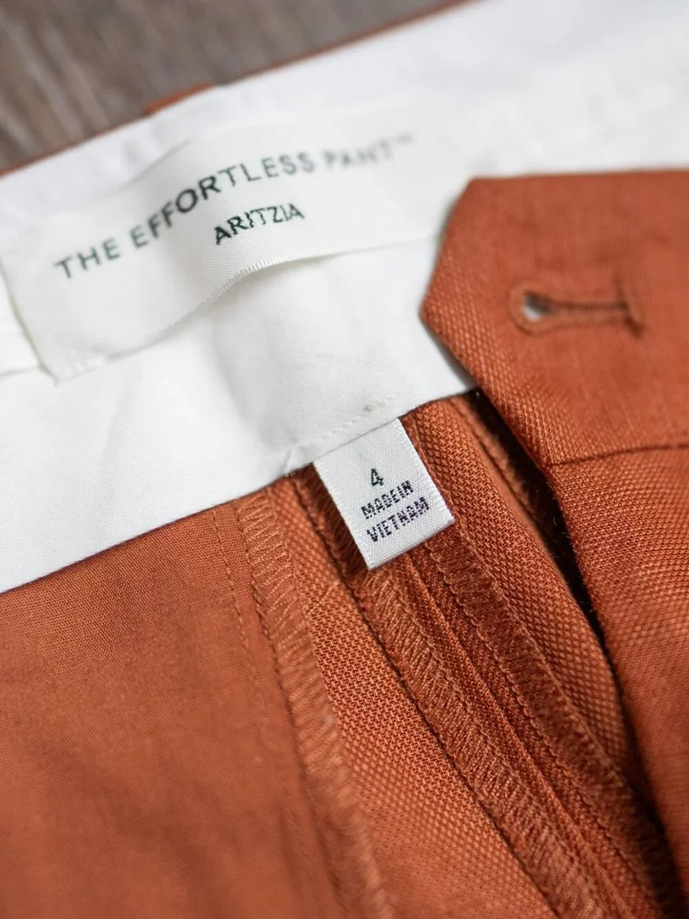 Wilfred Linen Effortless Pant in Anise - size 4